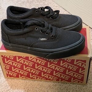 Vans Kids Classic Black Sneakers